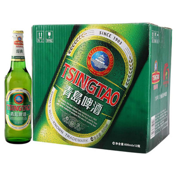 老青岛啤酒640ml 12支一箱